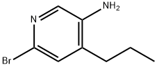 2-Bromo-5-amino-4-(n-propyl)pyridine Struktur