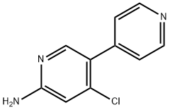 2-Amino-4-chloro-5-(4-pyridyl)pyridine Struktur