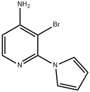 4-AMINO-3-BROMO-2-(1H-PYRROL-1-YL)PYRIDINE Struktur