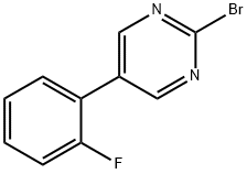 2-Bromo-5-(2-fluorophenyl)pyrimidine Struktur