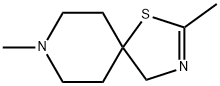 2,8-dimethyl-1-thia-3,8-diazaspiro[4.5]dec-2-ene Struktur