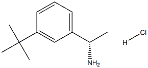 (S)-1-(3-tert-butylphenyl)ethan-1-amine hydrochloride Struktur