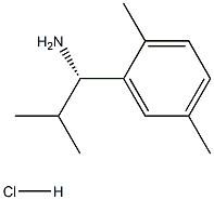 (1S)-1-(2,5-DIMETHYLPHENYL)-2-METHYL-PROPAN-1-AMINE HCL Struktur