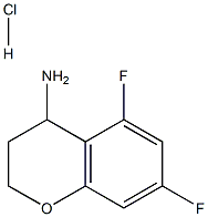 5,7-difluorochroman-4-amine hydrochloride Struktur