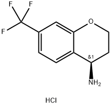 (R)-7-(trifluoromethyl)chroman-4-amine hydrochloride Struktur