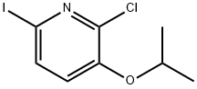 2-chloro-6-iodo-3-(propan-2-yloxy)pyridine Struktur