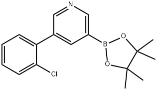 5-(2-Chlorophenyl)pyridine-3-boronic acid pinacol ester Struktur