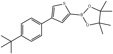 4-(4-tert-Butylphenyl)thiophene-2-boronic acid pinacol ester Struktur