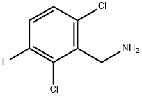 Benzenemethanamine, 2,6-dichloro-3-fluoro- Struktur