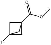 methyl 3-iodobicyclo[1.1.1]pentane-1-carboxylate Struktur