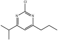 2-Chloro-4-(n-propyl)-6-(iso-propyl)pyrimidine Struktur