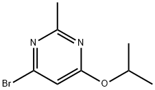 4-Bromo-2-methyl-6-(iso-propoxy)pyrimidine Struktur