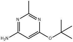 4-Amino-6-(tert-butoxy)-2-methylpyrimidine Struktur