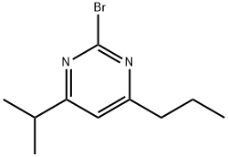 2-Bromo-4-(n-propyl)-6-(iso-propyl)pyrimidine Struktur