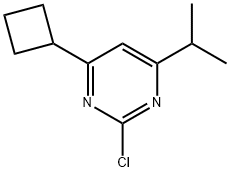 2-Chloro-4-cyclobutyl-6-(iso-propyl)pyrimidine Struktur