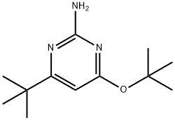 2-Amino-4-(tert-butoxy)-6-(tert-butyl)pyrimidine Struktur