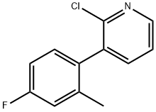 2-Chloro-3-(2-methyl-4-difluorophenyl)pyridine Struktur