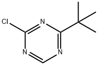 2-Chloro-4-(tert-butyl)-1,3,5-triazine Struktur