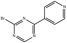 2-Bromo-4-(4-pyridyl)-1,3,5-triazine Struktur