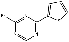 2-Bromo-4-(2-thienyl)-1,3,5-triazine Struktur