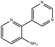 3-AMINO-2-(5-PYRIMIDYL)PYRIDINE Struktur