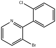 3-Bromo-2-(2-chlorophenyl)pyridine Struktur