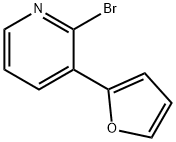 2-Bromo-3-(2-furyl)pyridine Struktur