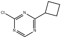 2-Chloro-4-(cyclobutyl)-1,3,5-triazine Struktur