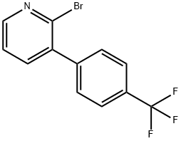 2-Bromo-3-(4-trifluoromethylphenyl)pyridine Struktur