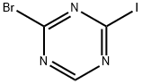 2-Bromo-4-iodo-1,3,5-triazine Struktur