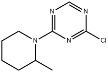 2-Chloro-4-(2-methylpiperidin-1-yl)-1,3,5-triazine Struktur