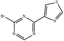 2-Bromo-4-(thiazol-4-yl)-1,3,5-triazine Struktur