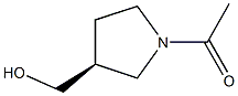 (S)-1-(3-(hydroxymethyl)pyrrolidin-1-yl)ethan-1-one Struktur