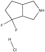 4,4-difluorooctahydrocyclopenta[c]pyrrole hydrochloride Struktur