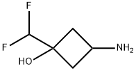 3-amino-1-(difluoromethyl)cyclobutan-1-ol Struktur