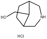 {3-azabicyclo[3.2.1]octan-8-yl}methanol hydrochloride Struktur