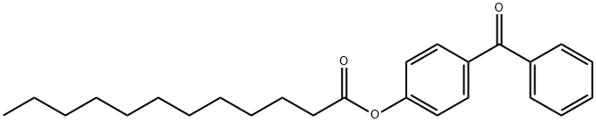 4-(phenylcarbonyl)phenyl dodecanoate Struktur