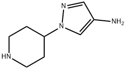 1-piperidin-4-ylpyrazol-4-amine Struktur