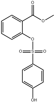 methyl 2-[(4-hydroxybenzenesulfonyl)oxy]benzoate Struktur