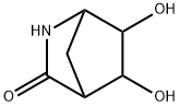 5,6-Dihydroxy-2-Azabicyclo[2.2.1]Heptan-3-One Struktur