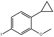 3-Methoxy-4-cyclopropyliodobenzene Struktur