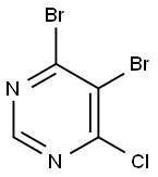 4,5-Dibromo-6-chloropyrimidine Struktur