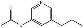 5-(n-Propyl)-3-acetoxypyridine Struktur