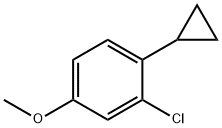 5-Methoxy-2-cyclopropylchlorobenzene Struktur