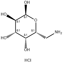 6-Amino-6-deoxy-D-galactopyranose HCl Struktur