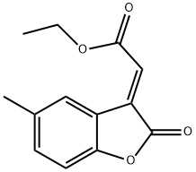 ETHYL (E)-2-(5-METHYL-2-OXOBENZOFURAN-3(2H)-YLIDENE)ACETATE Struktur