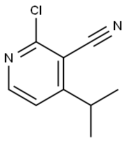 2-Chloro-3-cyano-4-(iso-propyl)pyridine Struktur