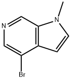 4-bromo-1-methyl-1H-pyrrolo[2,3-c]pyridine Struktur