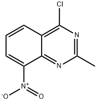 4-chloro-2-methyl-8-nitroquinazoline Struktur