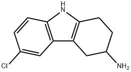 1H-Carbazol-3-amine, 6-chloro-2,3,4,9-tetrahydro- Struktur